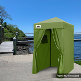 Replacement Canopy Top and Four Walls for 4x4 Changing Room - Frame NOT Included - Eagle Peak Custom Canopy Tent