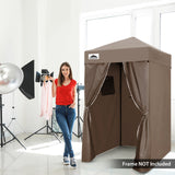 Replacement Canopy Top and Four Walls for 4x4 Changing Room - Frame NOT Included - Eagle Peak Custom Canopy Tent