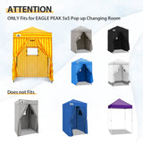 Replacement Canopy Top and Four Walls for 5x5 Changing Room - Frame NOT Included - Eagle Peak Custom Canopy Tent