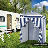 Replacement Canopy Top and Four Walls for 5x5 Changing Room - Frame NOT Included - Eagle Peak Custom Canopy Tent