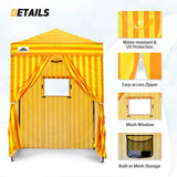 Replacement Canopy Top and Four Walls for 5x5 Changing Room - Frame NOT Included - Eagle Peak Custom Canopy Tent