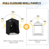 Replacement Canopy Top and Four Walls for 5x5 Changing Room - Frame NOT Included - Eagle Peak Custom Canopy Tent