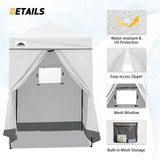 Replacement Canopy Top and Four Walls for 5x5 Changing Room - Frame NOT Included - Eagle Peak Custom Canopy Tent