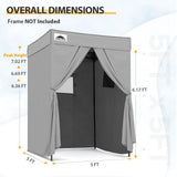 Replacement Canopy Top and Four Walls for 5x5 Pop Up Flat Top Changing Room - Eagle Peak Custom Canopy Tent