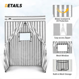 Replacement Canopy Top and Four Walls for 5x5 Pop Up Flat Top Changing Room - Eagle Peak Custom Canopy Tent