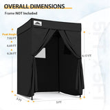 Replacement Canopy Top and Four Walls for 5x5 Pop Up Flat Top Changing Room - Eagle Peak Custom Canopy Tent