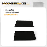 Replacement Canopy Top and Four Walls for 5x5 Pop Up Flat Top Changing Room - Eagle Peak Custom Canopy Tent