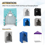 Replacement Canopy Top and Four Walls for 5x5 Pop Up Flat Top Changing Room - Eagle Peak Custom Canopy Tent