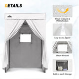 Replacement Canopy Top and Four Walls for 5x5 Pop Up Flat Top Changing Room - Eagle Peak Custom Canopy Tent