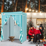 Replacement Canopy Top and Four Walls for 5x5 Pop Up Flat Top Changing Room - Eagle Peak Custom Canopy Tent