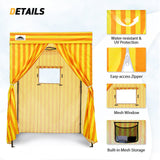Replacement Canopy Top and Four Walls for 5x5 Pop Up Flat Top Changing Room - Eagle Peak Custom Canopy Tent
