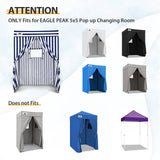 Replacement Canopy Top and Four Walls for 5x5 Pop Up Flat Top Changing Room - Eagle Peak Custom Canopy Tent