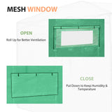 Replacement Cover for 10x10 Portable Walk - in Greenhouse (Frame Not Included) - Eagle Peak Custom Canopy Tent