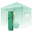 Replacement Cover for 10x10 Portable Walk - in Greenhouse (Frame Not Included) - Eagle Peak Custom Canopy Tent