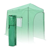 Replacement Cover for 10x5 Portable Lean - to Greenhouse (Frame Not Included), Green - Eagle Peak Custom Canopy Tent