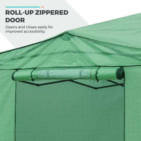 Replacement Cover for 12x8 Portable Walk - in Pop up Greenhouse - Eagle Peak