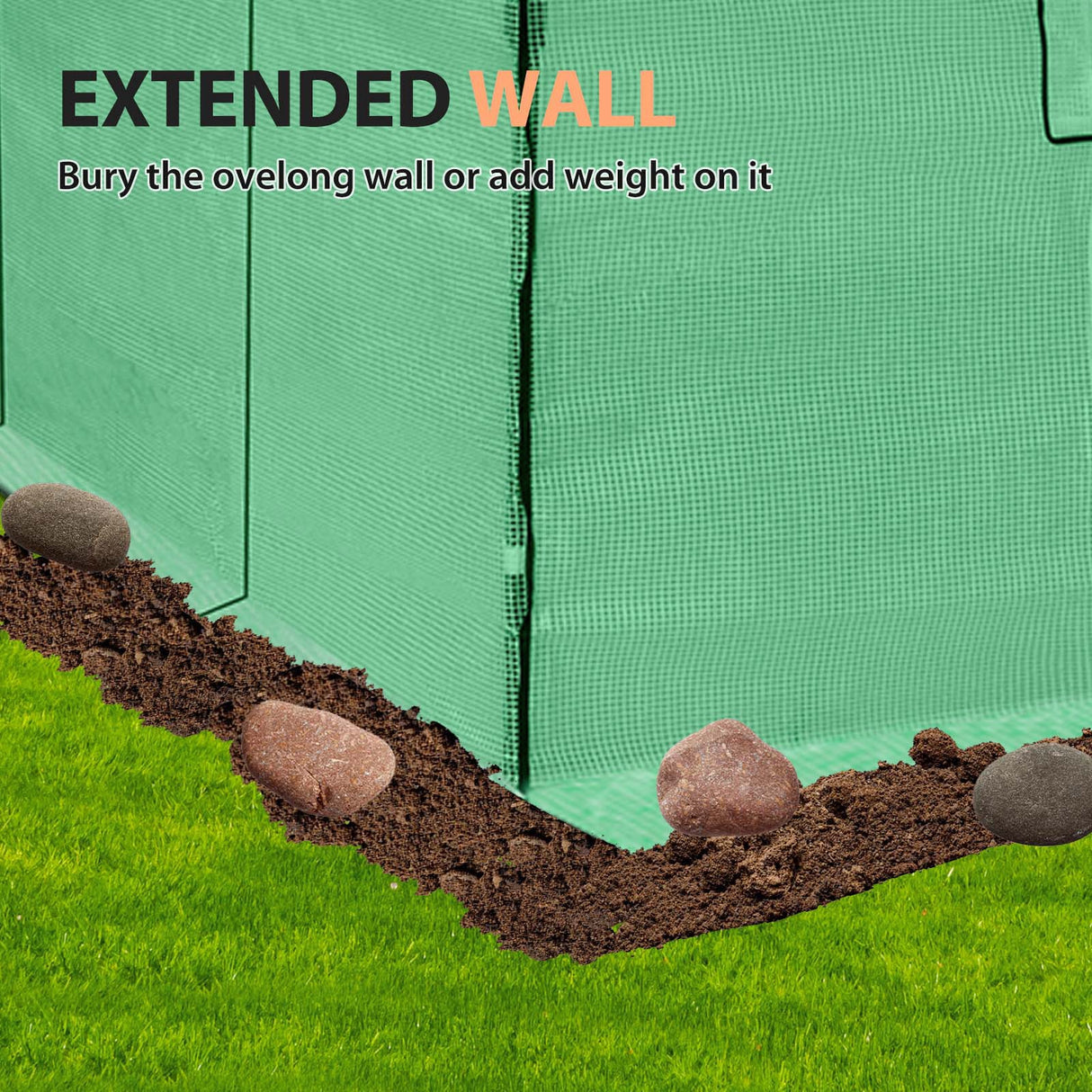 Replacement Cover for 12x8 Portable Walk - in Pop up Greenhouse - Eagle Peak