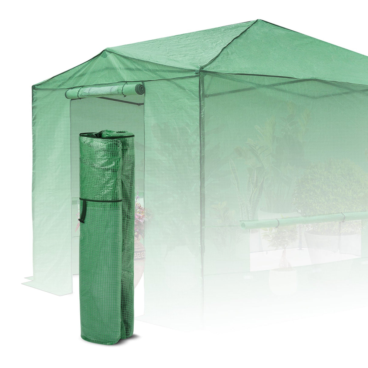 Replacement Cover for 12x8 Portable Walk - in Pop up Greenhouse - Eagle Peak