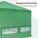 Replacement Cover for 12x8 Portable Walk - in Pop up Greenhouse(Frame Not Included) - Eagle Peak Custom Canopy Tent