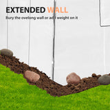 Replacement Cover for 12x8 Portable Walk - in Pop up Greenhouse(Frame Not Included) - Eagle Peak Custom Canopy Tent