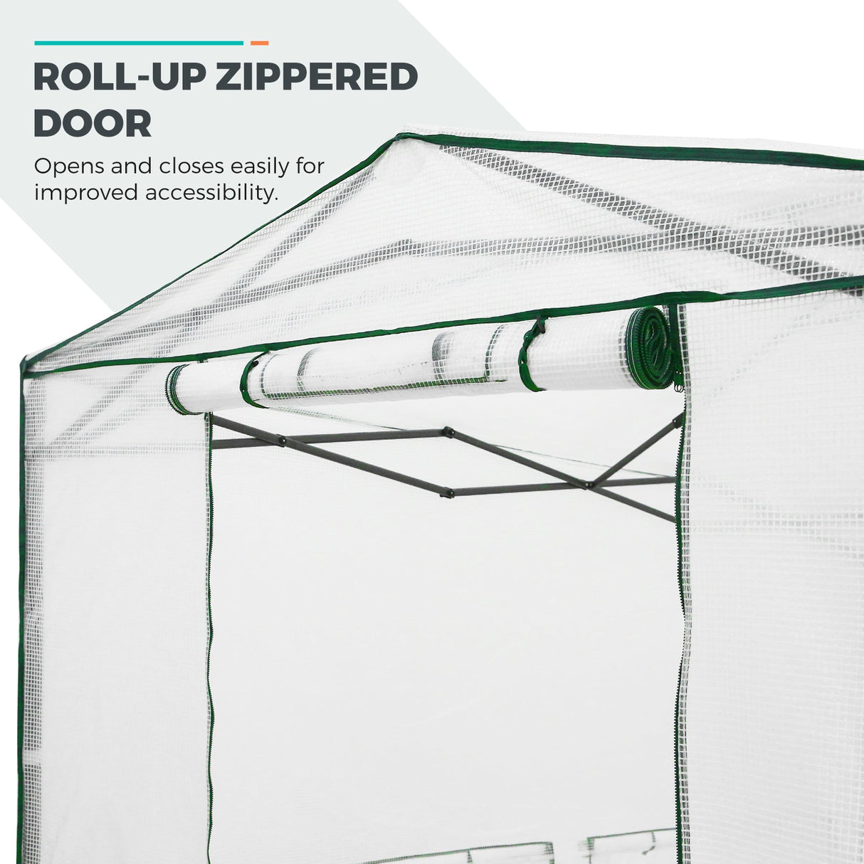 Replacement Cover for 12x8 Portable Walk - in Pop up Greenhouse(Frame Not Included) - Eagle Peak Custom Canopy Tent