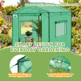 Replacement Cover for 6x6 Gable Roof Pop up Greenhouse - Eagle Peak Custom Canopy Tent