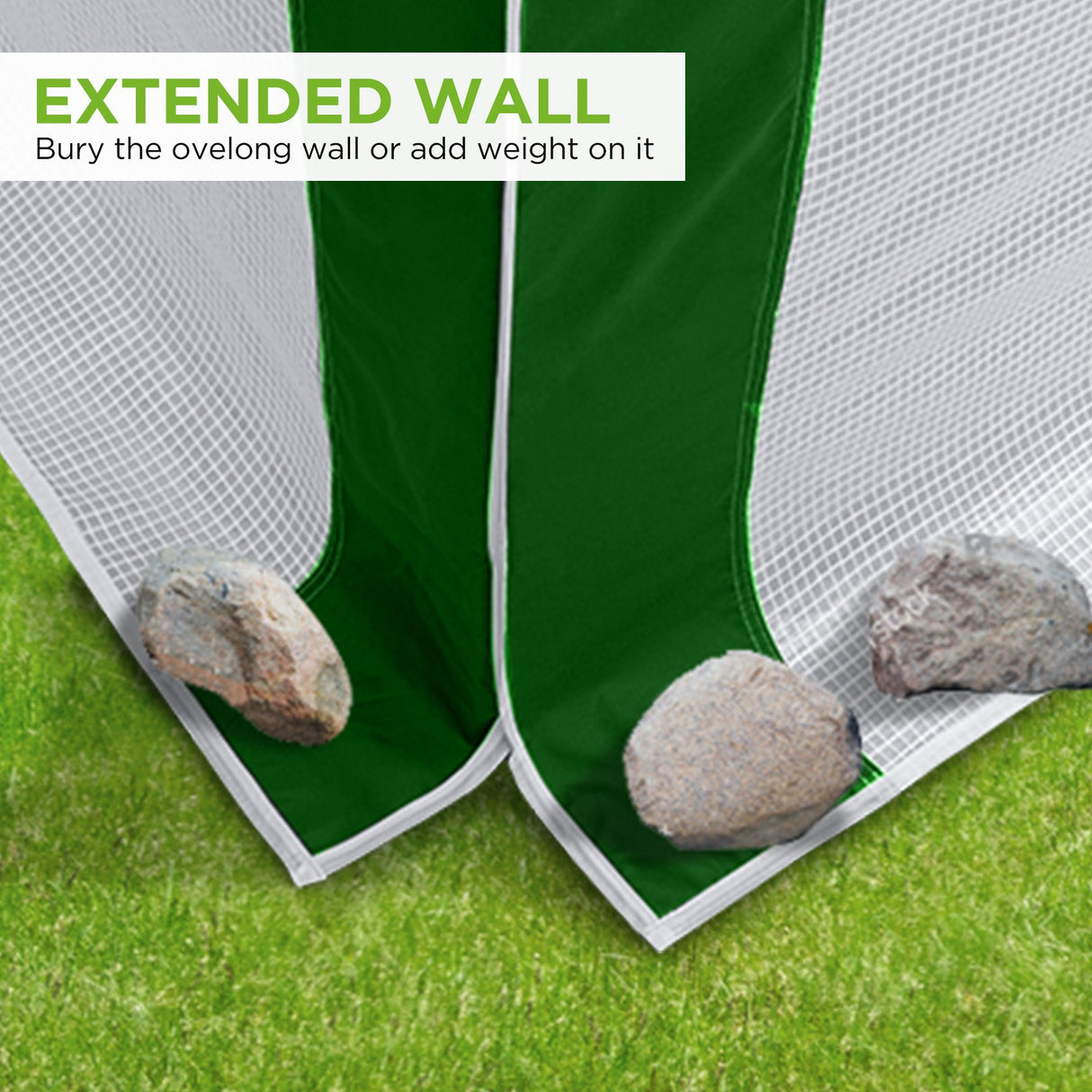 Replacement Cover for 8x6 Portable Pop up Greenhouse with Polyester Reinforced Corners - Eagle Peak Custom Canopy Tent