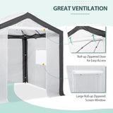 Replacement Cover for 8x6 Portable Pop up Greenhouse with Polyester Reinforced Corners - Eagle Peak Custom Canopy Tent