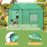 Replacement Cover for 8x8 Gable Roof Pop up Greenhouse - Eagle Peak Custom Canopy Tent