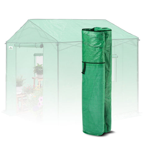 Replacement Cover for 8x8 Gable Roof Pop up Greenhouse - Eagle Peak Custom Canopy Tent