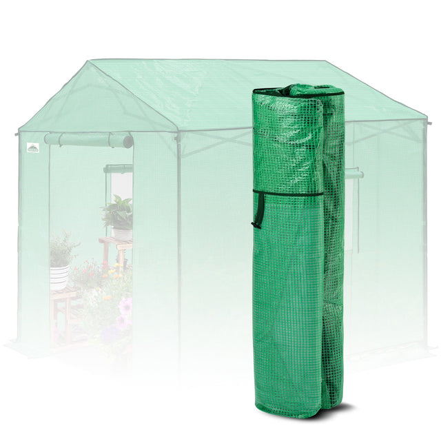 Replacement Cover for 8x8 Gable Roof Pop up Greenhouse - Eagle Peak Custom Canopy Tent