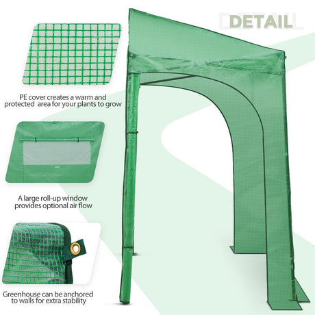 Replacement Cover for 9x4 Portable Lean - to Greenhouse - Eagle Peak