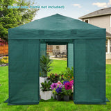 Replacement Mesh Cover for 8x6 Portable Walk - in Pop up Greenhouse(Frame Not Included), Green - Eagle Peak Custom Canopy Tent