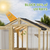Shade Cloth for EAGLE PEAK 6.7x6x7.7 ft/6.7x7.8x7.7 ft/6.7x9.7x7.7 ft Wood Greenhouse - Eagle Peak Custom Canopy Tent