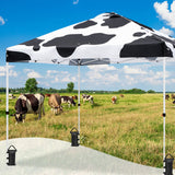 SHADE GRAPHiX Easy Setup 10x10 Pop Up Canopy Tent with Digital Printed Cow Print Top - Eagle Peak Custom Canopy Tent