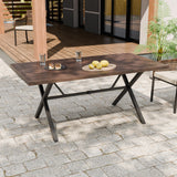 Sienna Bay Outdoor Dining Table for 6 - Eagle Peak Custom Canopy Tent