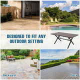 Sienna Bay Outdoor Dining Table for 6 - Eagle Peak Custom Canopy Tent