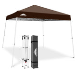 Slant Leg Pop up Canopy Tent, 10x10 Base 8x8 Top - Eagle Peak Custom Canopy Tent