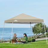 Slant Leg Pop up Canopy Tent, 10x10 Base 8x8 Top - Eagle Peak Custom Canopy Tent
