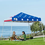 Slant Leg Pop up Canopy Tent, 10x10 Base 8x8 Top - Eagle Peak Custom Canopy Tent