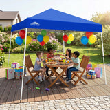 Slant Leg Pop up Canopy Tent, 10x10 Base 8x8 Top - Eagle Peak®