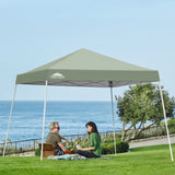 Slant Leg Pop up Canopy Tent, 10x10 Base 8x8 Top - Eagle Peak Custom Canopy Tent