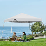 Slant Leg Pop up Canopy Tent, 10x10 Base 8x8 Top - Eagle Peak Custom Canopy Tent