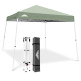 Slant Leg Pop up Canopy Tent, 10x10 Base 8x8 Top - Eagle Peak Custom Canopy Tent