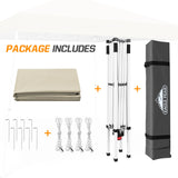 Slant Leg Pop up Canopy Tent, 10x10 Base 8x8 Top - Eagle Peak Custom Canopy Tent