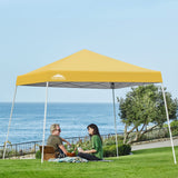Slant Leg Pop up Canopy Tent, 10x10 Base 8x8 Top - Eagle Peak Custom Canopy Tent