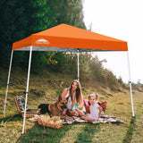 Slant Leg Pop up Canopy Tent, 10x10 Base 8x8 Top - Eagle Peak Custom Canopy Tent