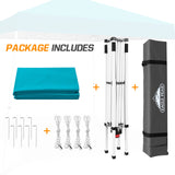 Slant Leg Pop up Canopy Tent, 10x10 Base 8x8 Top - Eagle Peak Custom Canopy Tent