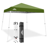 Slant Leg Pop up Canopy Tent, 10x10 Base 8x8 Top - Eagle Peak Custom Canopy Tent