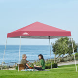 Slant Leg Pop up Canopy Tent, 10x10 Base 8x8 Top - Eagle Peak Custom Canopy Tent